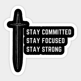 motivational quote Sticker